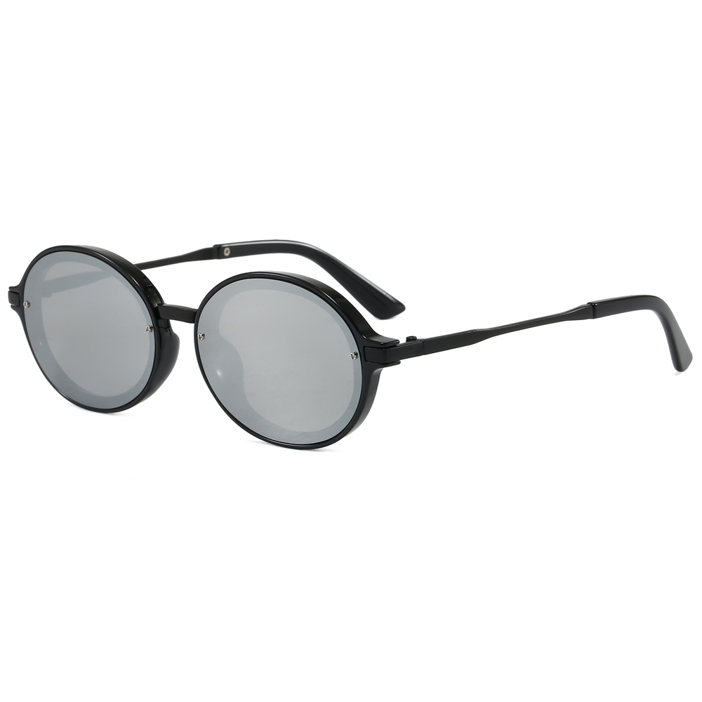 C6. Glossy Black-Silver Mirror