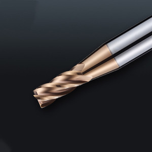 55 derece tungsten çelik freze kesicisi ondalık noktası 4 kenar çelik kaplı karbür uç freze aracı NC düz kenar bıçak - Product Image 2