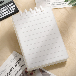 A7 Mini cuaderno portátil de lujo de alto valor libro de mano de hojas sueltas Simple A5 tamaño PU cubierta para escritura y uso diario - Product Image 6