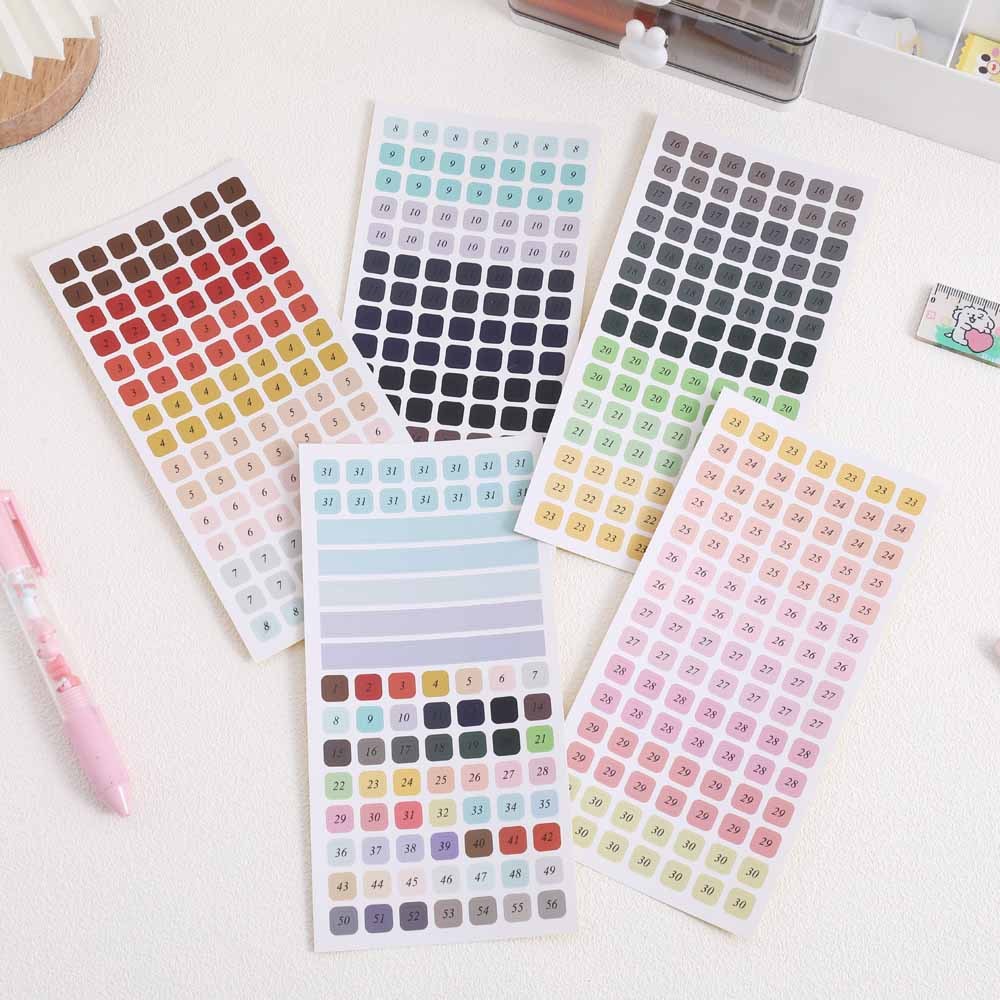 Colorful-Circle Dot Stickers Set