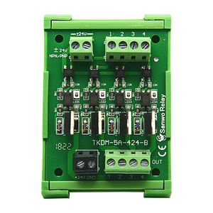 4チャンネルPNP/NPN入出力オプトカプラ絶縁PLC信号増幅器ボードリレーモジュールモジュール - Product Image 1