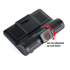 4.0 inç ön ve arka araba kamera 1080p Dash kamera 3 ön panel kamerası kaydedici 4 inç ekran Video çok dil araba kara kutusu - Product Image 4