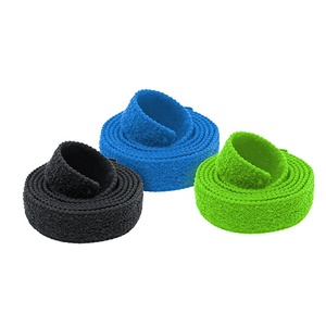 Bridas para cables, hoja de tela de agarre fuerte reutilizable, correa elástica ajustable, cinta de sujeción de gancho y bucle - Product Image 3