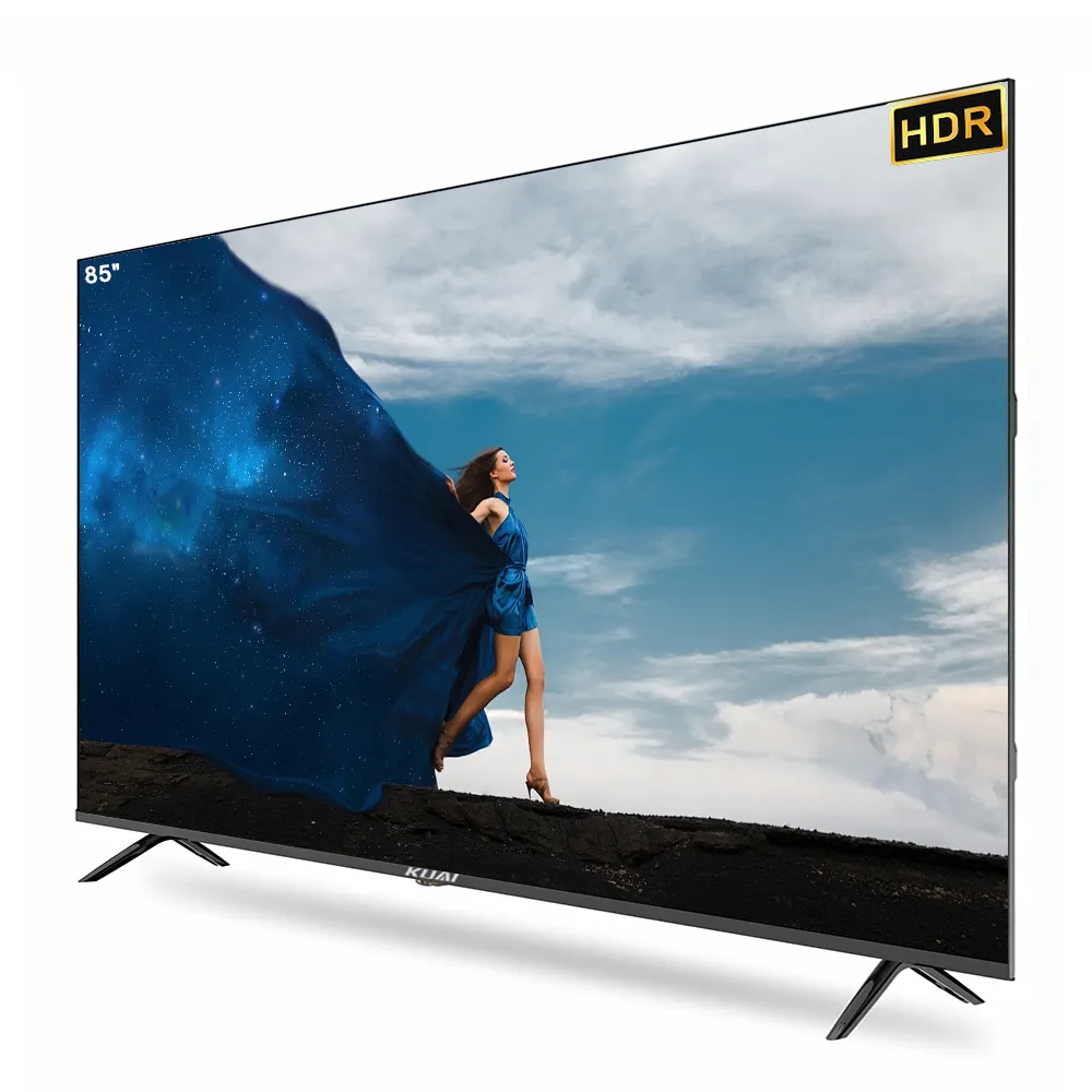 KUAI OEM, Телевизор с большим экраном, интеллектуальный, 75, 70 дюймов, смарт-телевизор, заводская цена, ТВ 85 Pouces