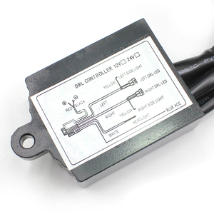 FSYLX Universal LED Daytime Running <strong>Light</strong> Automatic ON/OFF Controller Module Box Relay Harness LED DRL Controller - Product Image 5