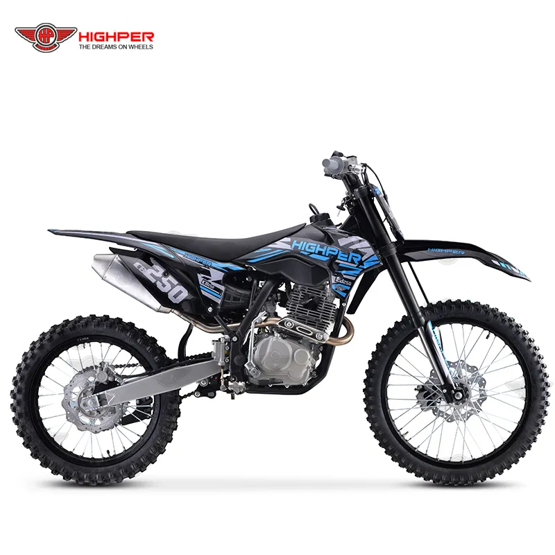 150cc 200cc 250cc 300cc แก๊สปิดถนนรถจักรยานยนต์อื่นๆรถมอเตอร์ไซด์สําหรับผู้ใหญ่Dirt Bike Moto Crossวิบาก