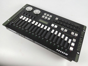 แผงควบคุม DJ DMX max384คอนโซล Dmx512หรี่ไฟเวที RGB LED แสง DMX คอนโทรลเลอร์ Fader