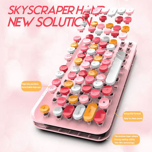 <strong>Custom</strong> Mini Girls Retro Punk Keycap 75 Key <strong>Keyboard</strong> <strong>Computer</strong> Office Mini Wireless Mini <strong>Keyboard</strong> - Product Image 5