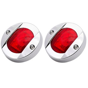 12V 24v Blue/ White Marine Boat <strong>Transom</strong> <strong>LED</strong> Stern Light Round Cold White <strong>LED</strong> Tail Lamp Yacht Accessory - Product Image 2