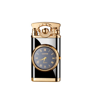 Double Flames Modern Rocker Arm LED <strong>Clock</strong> Display Torch <strong>Lighter</strong> Cute Design <strong>with</strong> Smart Features Wholesale <strong>Lighter</strong> <strong>with</strong> <strong>Clock</strong> - Product Image 2