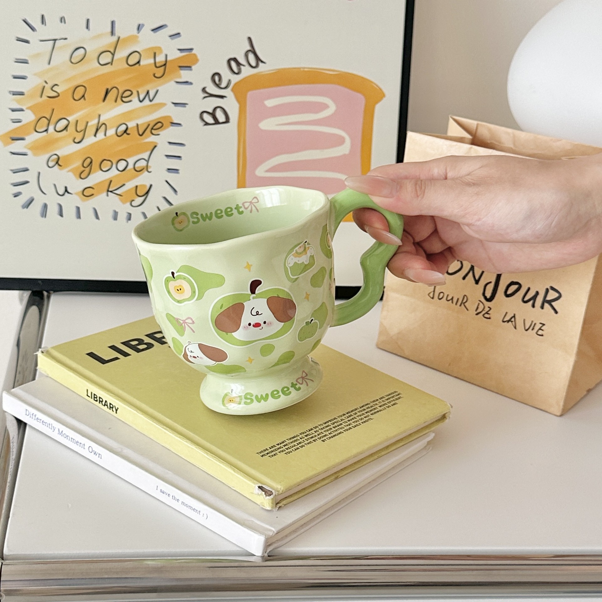 Tasse simple verte