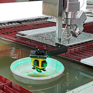 HUALONG पत्थर मशीनरी स्वत: फोटो वॉटरजेट टाइल कटर के लिए औद्योगिक सीएनसी चीनी मिट्टी पानी जेट काटने की मशीन 5 अक्ष संगमरमर - Product Image 3