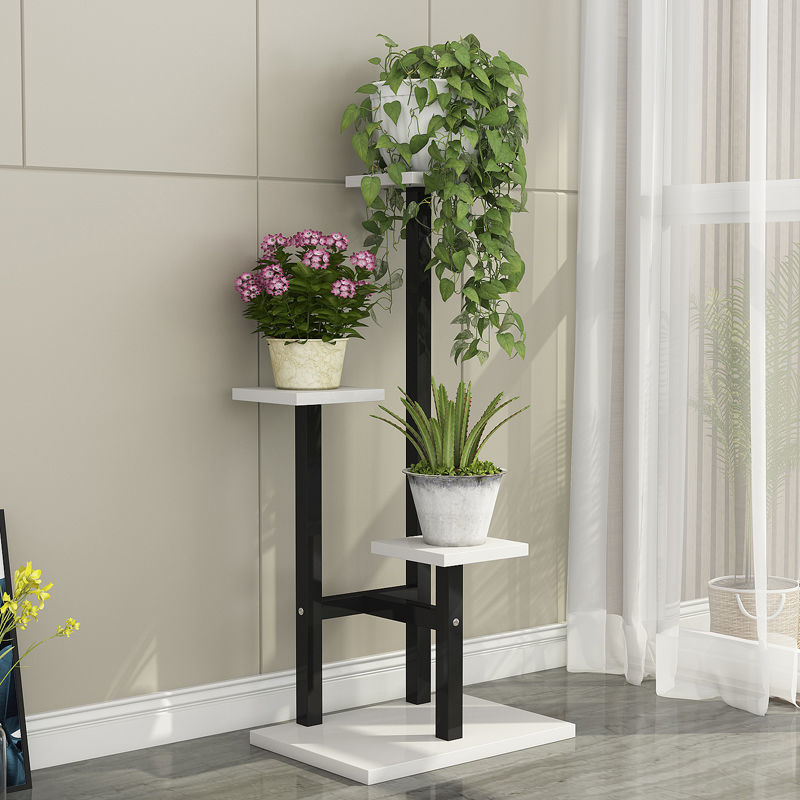 4-tier black floor-standing model