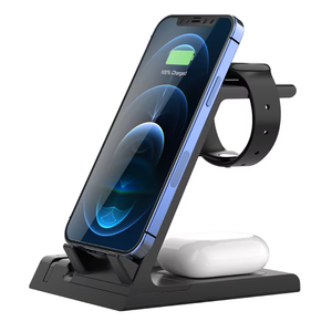 2024 <strong>Top</strong> Selling 3-in-<strong>1</strong> Desktop Wireless Charging Stand ABS Magnetic Multi-in-<strong>1</strong> <strong>Apple</strong> iPhone 15W Output Power Type-C Port - Product Image 3