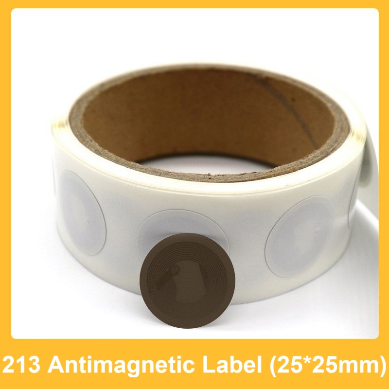 213 Étiquette blanche antimagnétique