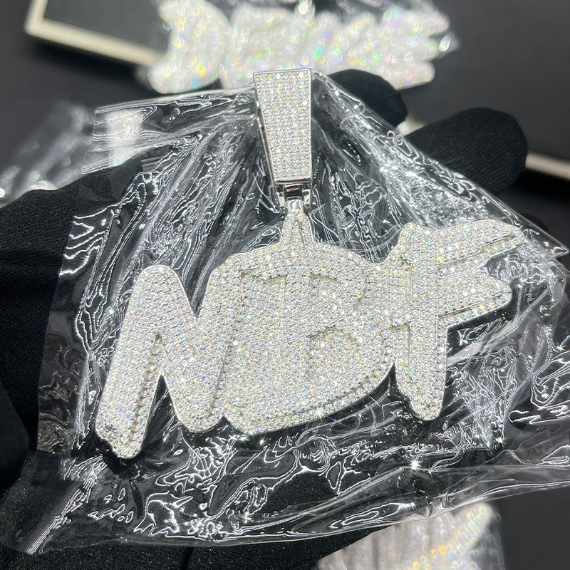 6 Letter-White Gold