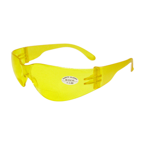 Lunettes de sécurité laser sans cadre de haute qualité avec conception bifocale Options d'alimentation multiples Protection UV385 certifiée ANSI/CE - Product Image 2