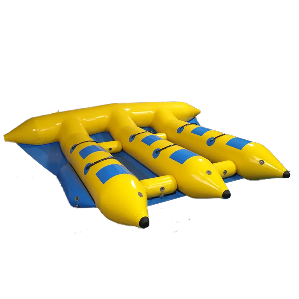 インフレータブルフライングフィッシュボートサーフィンラフトチューブ牽引可能な屋外ウォータースポーツゲームおもちゃインフレータブルフローティングフライフィッシュバナナボート