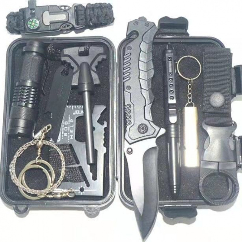 Outdoor survival suit-ten in one
