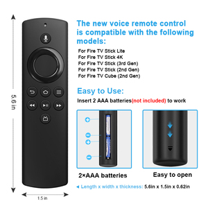 Ersatz Smart Universal TV Sprach fernbedienung passend für Fire Stick Lite 2. 3. Generation und Fire TV Stick 4K Amazon Controller - Product Image 3