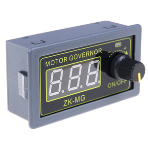 DC 5-30V 12v 24v 5A DC Motor Controller PWM Einstellbare Speed Digital display encoder duty verhältnis frequenz MAX 15A ZK-MG - Product Image 1