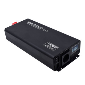 YUCOO 1500W 12V entrada 220V salida hogar potencia invertida inversor de onda sinusoidal pura con CE ROHS - Product Image 2