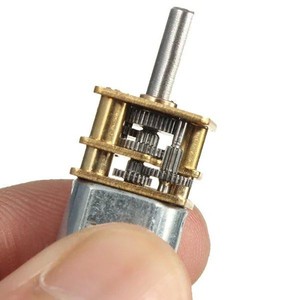 微型 12毫米电动自行车 3v <span class=keywords><strong>4v</strong></span> 6v 12v 120rpm 直流齿轮马达 N20 复位齿轮箱