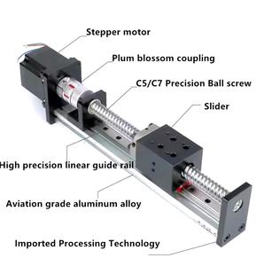 Máquina CNC de husillo de bolas personalizada, guía de movimiento lineal, módulo Micro lineal con Motor paso a paso, actuador lineal, robot de un solo eje - Product Image 3