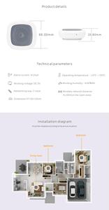 Heiman smart wireless zigbee 3.0 sensore di temperatura e umidità dell'aria per uso domestico - Product Image 6