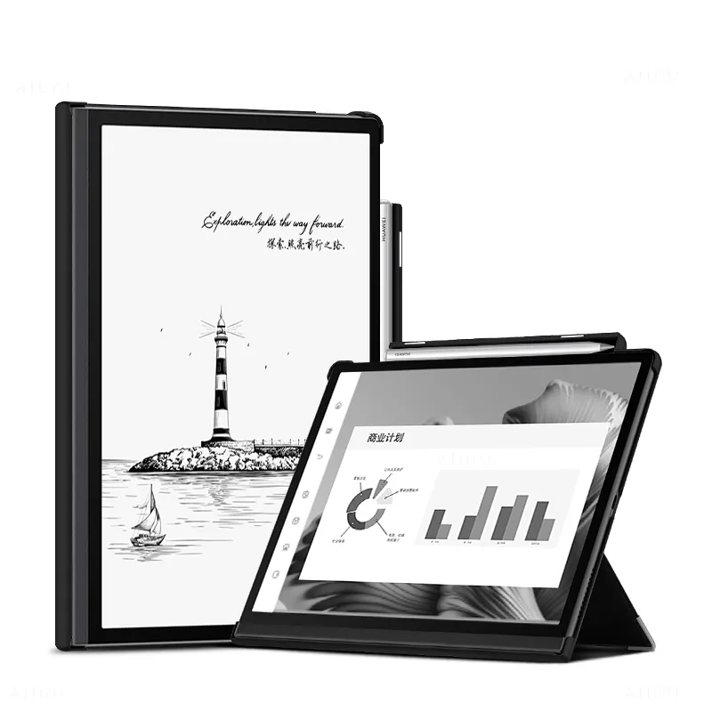 الذكية المغناطيسي حالة غطاء لهواوي Matepad ورقة HMW-W09 10.3 بوصة غطاء حامل مع M-حامل القلم الرصاص