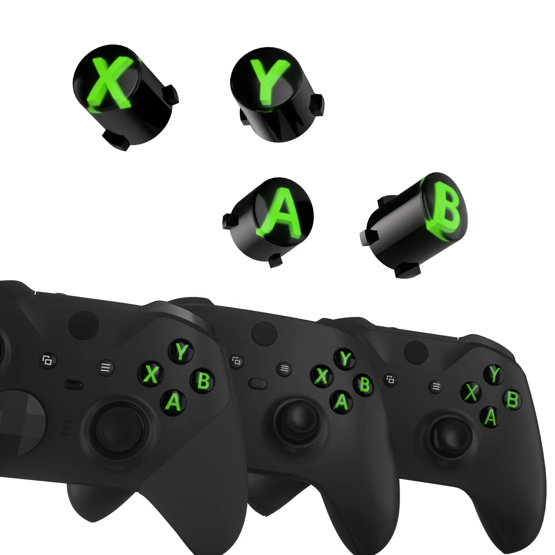 Kit de controlador personalizado para Xbox One S, botones de acción de reemplazo Universal para Xbox One S, controlador para Xbox Series X S