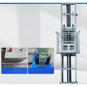 Electric Hydraulic Lifting <strong>Platform</strong> Guide Rail <strong>Loading</strong> <strong>and</strong> <strong>Unloading</strong> Elevator Small Household <strong>Warehouse</strong>