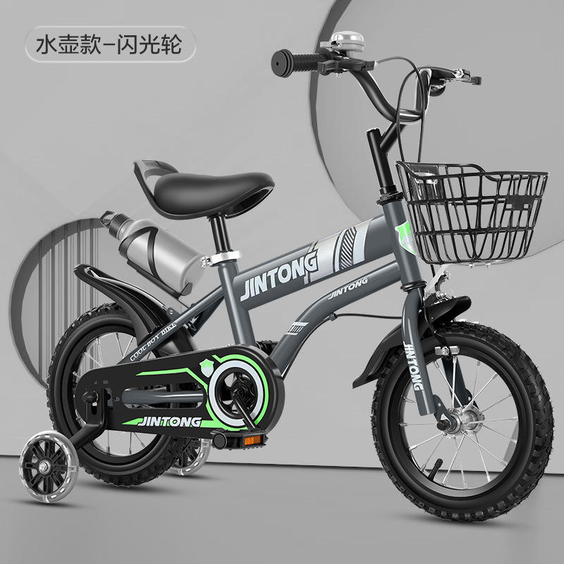 Roue clignotante style bouteille d'eau grise