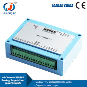 Huaqingjun 16-Kanal RS485 Analoge in gangs modul 0-10V RS485 Modbus RTU-Protokoll Kommunikation AI-Karte für SPS - Product Image 2