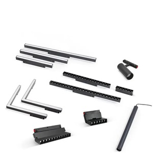 Điện Áp Thấp Lõm Tuyến Tính Đường Sắt Gắn Dali Thay Đổi Độ Sáng Tuya ZigBee Thông Minh Hệ Thống Tại Chỗ COB 48V LED Từ Theo Dõi Ánh Sáng - Product Image 4