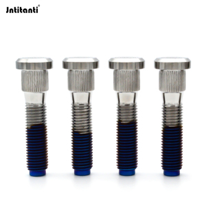 Yüksek performans 10.9 sınıf titanyum alaşım Ti-6Al-4V mavi yanmış İpucu Gr.5 araba tekerlek Hub damızlık otomobil araç durumu için yeni - Product Image 3