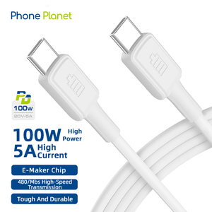 1.2M 1.5M 5A 100W USB kablosu hızlı şarj 480Gbps tip C tip C veri kablosu google Samsung Apple Microsoft araba şarjı - Product Image 1