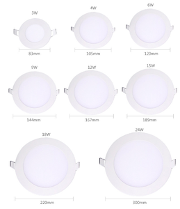 ไฟ Led แผงเพดานกลม Led แบบฝังเล็ก,แผงไฟ Led 2Ft 4Ft 2X2 40W 50W Etl 2X4สำหรับซูเปอร์มาร์เก็ตสำนักงานโรงพยาบาล - Product Image 1