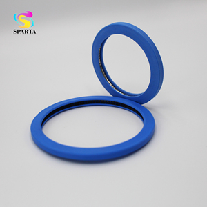 ใยแก้ว PTFE ที่เติมพลังด้วยสปริง MoS2สปริงซีลสปริงหมุนสีน้ำเงิน - Product Image 3