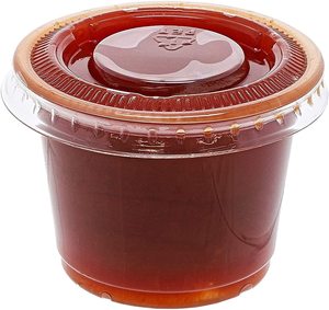 1oz <strong>1</strong>.5 oz Plastic Portion <strong>Cups</strong> with Lids for Jello Shots Condiments Sauces - Product Image 3