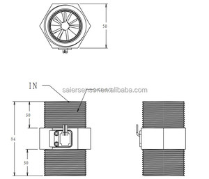 DN40 High Quality NPT <strong>Pulse</strong> Hall Flow <strong>Sensor</strong> Stainless Steel Water Flow <strong>Sensor</strong> 1.5&quot; Impeller Type <strong>Flowmeter</strong> for Irrigation - Product Image 2