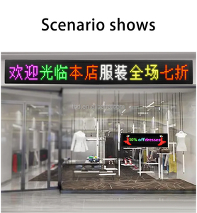 Display pubblicitario LCD con testo personalizzato ad alta luminosità per auto programmabile uso interno 1 anno - Product Image 6