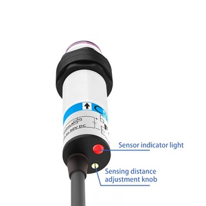 Sensor fotoeléctrico GTRIC 220VAC 2 cables tipo de reflexión difusa interruptor NO 50cm Sensor de distancia de detección - Product Image 3