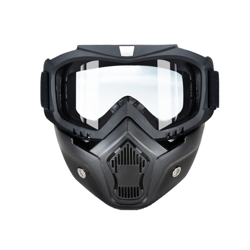CX-201B-Black Transparent Lenses