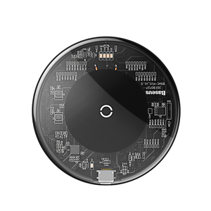 Baseus için basit kablosuz şarj siyah Apple iPhone Android cep telefonu için uygulanabilir evrensel 10W hızlı şarj standı - Product Image 1