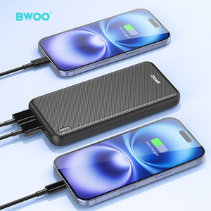 BWOO紧凑型旅行就绪10000毫安时电池组，带电源2A高速充电，适用于手机电源组 - Product Image 5