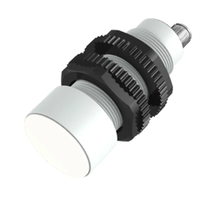 AKUSENSE a lunga distanza M12/4 Pin connettore materiale PBT IP67 diffuso a riflessione cilindrica sensore di rilevamento ad ultrasuoni