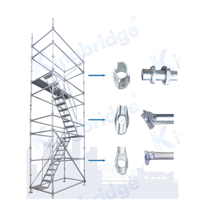 Escaleras Cuplock de alta calidad, escaleras con escalones, sistema de andamio Cuplock resistente y andamio de encofrado de acero - Product Image 1