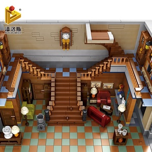 潘洛斯613001发光圣殿模型套件高级收藏小颗粒拼图组装积木 - Product Image 3