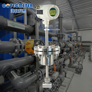 Co2ハートプロトコル蒸気パルス出力最大350degc蒸気煙道ガス圧縮空気ロータリー渦流量計 - Product Image 5